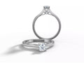 Eterna AGI Certified Round Brilliant Cut Lab Grown Solitaire Diamond Ring